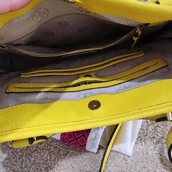 Tory Burch The Frances Canvas Satchel - Picture 10 of 13